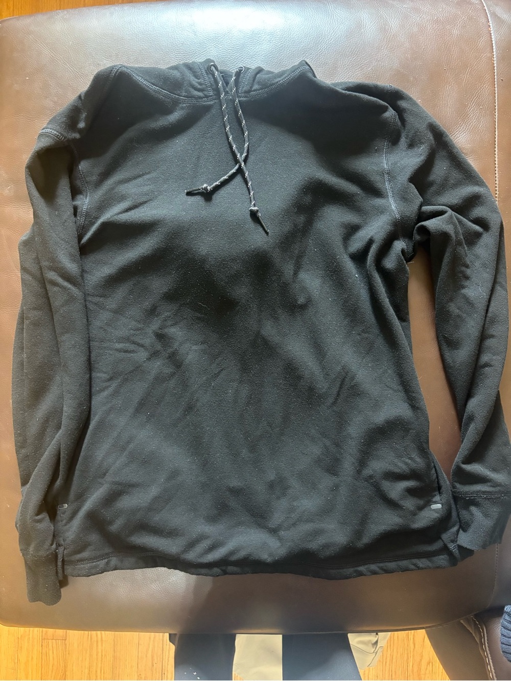 Jockey Black Hooded Pullover Sweater